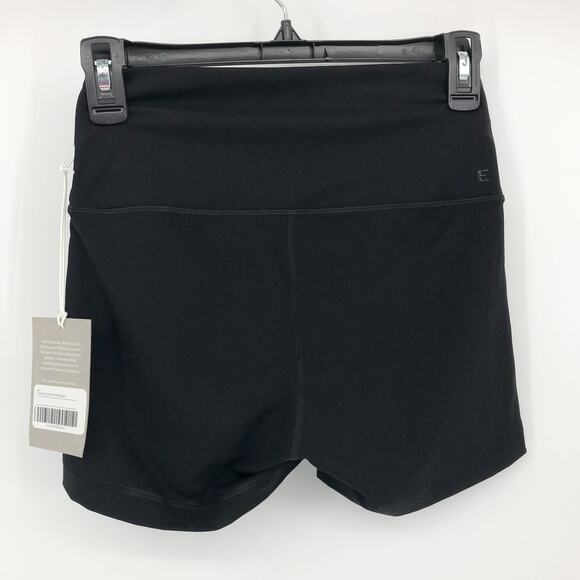 EVERLANE Women's The Perform Short Shorts Small Black Athletic Booty NWT - Picture 9 of 12